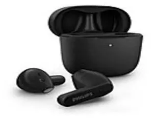 Philips T2236 TAT2236BK/00 True Wireless Headphones - Black - IPX4 Water Resistant - Super-small USB-C Charging Case