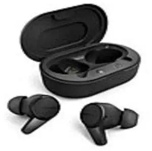 Philips T1207 TAT1207BK/00 True Wireless Headphones - Black - IPX4 Water Resistant - Super Small USB-C Charging Case