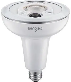 Sengled AS01PAR38NAE26W Snap LED Bulb with 1080p Camera - 810 - 1200 Lumens - Wireless - IP54-rated and UV protection - White