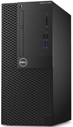 Dell WGX9N Optiplex 3050 Micro Tower Desktop Computer - Intel Core i5-7500 3.4 GHz - 4GB DDR4 - 500GB HDD - DVDRW - Window 10 Pro - Black