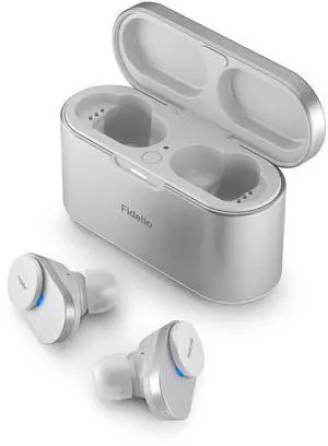 Philips Fidelio T1 T1WT True Wireless Headphones - White - Active Noise Canceling Pro+ - Audiophile Quality