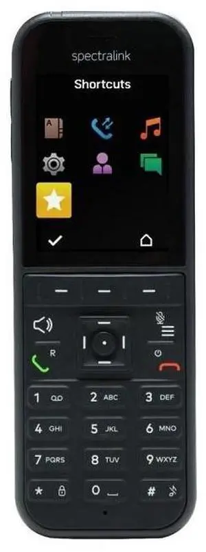 Spectralink 72682000 DECT Handset - 2.4IN Color Display - Li-Ion Battery