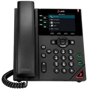 HP Poly VVX 350 89B69AA 6-line Business VoIP Phone - Black