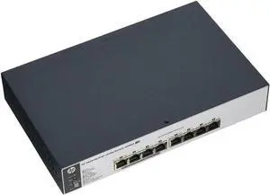 HP OfficeConnect 1820 J9982A 8-port 65 Watts Ethernet Switch - 8G-PoE+ - Gigabyte - Managed Layer 2