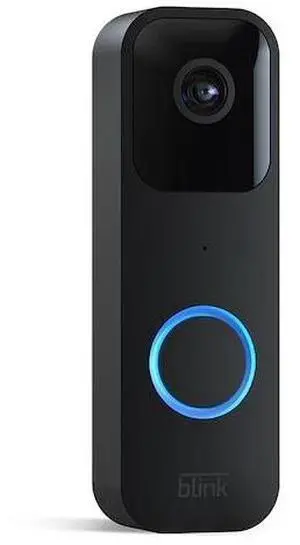 Blink By Amazon BDM00200U Video Doorbell - 2-way Audio - 30 Fps -1080p HD Video - Wi-Fi - Black