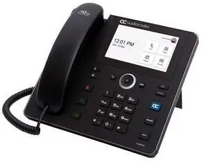 AudioCodes TEAMS-C455HD-DBW C455HD Poe IP Phone - Black - Integrated Luetooth - Wi-fi