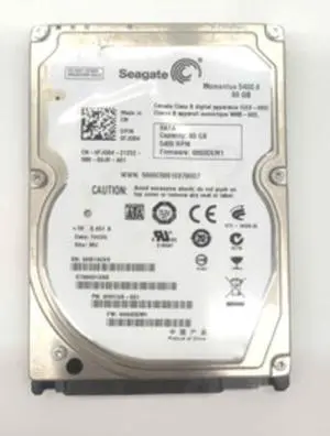 FJG84 80GB 5400RPM SATA 2.5Inch Dell Hard Drive