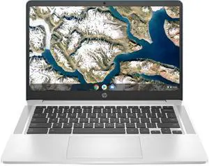 HP Chromebook 14a-na0011ds 3P510UA 14 Inches HD Touchscreen Laptop - Forest Teal - Intel Celeron N4020 1.1 GHz - 4 GB LPDDR4 - 128 GB eMMC Storage - Wi-Fi 5 - LCD - Chrome OS