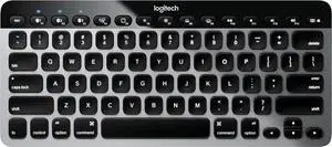 Logitech 920-004161 Bluetooth Easy-Switch Keyboard for Mac - Silver, Black