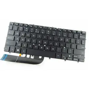 Dell DKDXH Internal Keyboard - Black - 80-key - US-English - Qwerty - Backlit