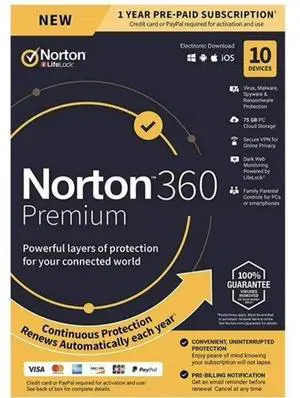 Symantec 21389990 Norton 360 Premium