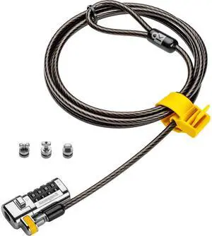 Kensington Clicksafe K68106WW Universal Combination Laptop Lock - Master Coded