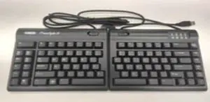 Kinesis Freestyle2 Keyboard for PC - Cable Connectivity - USB Interface - English, French - Compatible with Computer (PC) - Cut, Copy, Paste, Undo, Pause, Page Movement, Home, Forward Hot Key(s) - ...