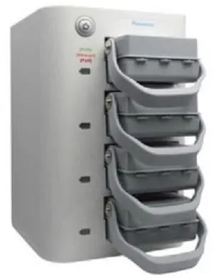 PioneerPOS 4HW-CBA03 4 Tray Battery Charging Station - White