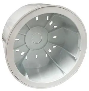 Ganz HALO-SMADAPT Surface Mount Adapter - White - High-quality Durable Plastic