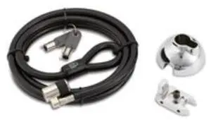 Kensington K68995WW Safedome Carbon Steel Cable Lock - Standard Keyed - Ultra Cable - Black