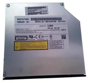 Dell 47V5H Slimline Drive - 8x CD/DVD-RW - 2.5 Inches - Multi-burner - 5 Volts - 1.5 Amps - SATA