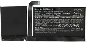 Microsoft 96BTA016H 3-cell Replacement Battery - Lithium-ion - 11.38 Volts - 50.2 Watthour - 4414 mAh