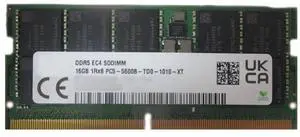 HP N38627-001 16 GB Laptop Memory Module - 1Rx8 PC5-5600MHz - 1.1 Voltage - DDR5 SODIMM