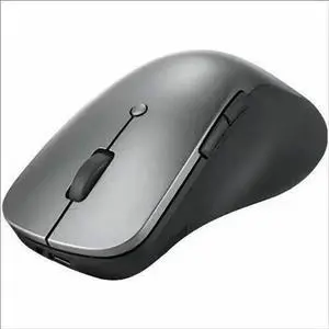Lenovo 4Y51J62544 Professional Bluetooth Rechargeable Full-size Optical Scroll Mouse - Storm Gray - 6-button - Ergonomic Design