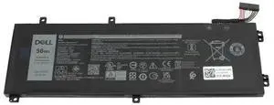 Dell 5D91C Laptop Battery - Black - 4-cell - 56 Wh - 11.4 Volts - Li-Ion