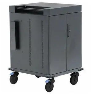 Bretford ELMTC30PAC-CG Element Cart 30 - Cool Gray - 30 Unit Device Capacity - Secure Charging Cart - Back Panel Access - Padlock - Not Prewired Bretford ELMTC30PAC-CG Element Cart 30 - Cool Gray - 30 Unit Device Capacity - Secure Charging Cart - Back Panel Access - Padlock - Not Prewired