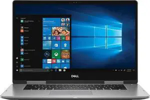 Dell Inspiron 7573 I7573-7831GRY-PUS 15.6 Inches Touchscreen LCD 2-in-1 Laptop - Era Gray - Intel Core i7-8550U 1.8GHz - 16GB DDR4 RAM 512GB SSD - NVIDIA GeForce 940MX 2GB GDDR5 GPU - Wi-Fi 5 - ...
