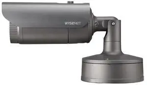 Hanwha Vision Wisenet X Series XNO-8082R 6 MP Outdoor Network Bullet Camera - Dark Gray - 2.8-8.4 Millimeters Lens - IR Night Vision