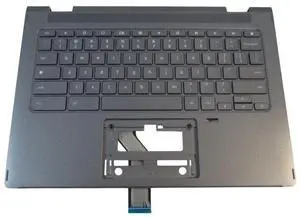 Acer 6B.K7RN7.023 Upper Case Palmrest and Keyboard - Gray