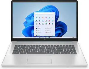 HP 17-cn3608ds 8L236UA 17.3 Inches HD+ Laptop - Moonlight Blue - 13th Gen Intel Core i5-1335U 1.3 GHz - 8 GB DDR4 RAM - 1 TB NVMe Solid State Drive - Wi-Fi 6 - Touchscreen - LCD - Windows 11 Home