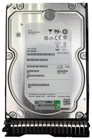 HP 2 TB 3.5" Internal Hard Drive - SAS - 7200rpm - Hot Pluggable - 1 Pack