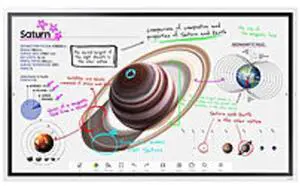 Samsung Flip Pro WM65B LH65WMBWBGCXZA 65 Inches 4K UHD Interactive Collaborative Monitor - Gray White - All-in-one Digital Flipchart - VA - 3840 x 2160 - 4000:1 - 8 ms - 16/7 - Tizen OS