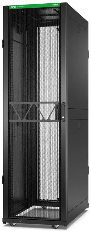 APC NetShelter SX AR3100B2 Gen 2 42U Server Rack With Sides And Keyed Doors - Black - TAA Compliant