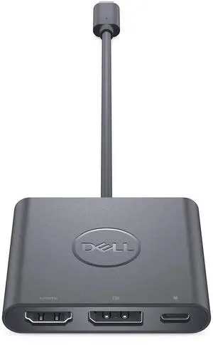 Dell DisplayPort/HDMI/USB Audio/Video Adapter - USB Type C - HDMI Digital Audio/Video, DisplayPort Digital Audio/Video
