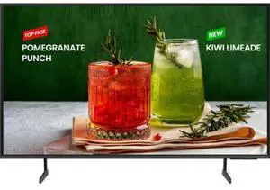 Samsung LH50BEDHLGFXGO 50-inch Commercial Television - 3840 x 2160 - 300 nits - 8 ms - 60 Hz - Wi-Fi - Bluetooth - Built-in Speakers - Tizen OS - 16/7 Duty Cycle