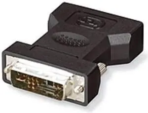Black Box FA461 Digital Visual Interface (DVI) Adapters, - DVI-I Male-VGA HD15 Female - Black