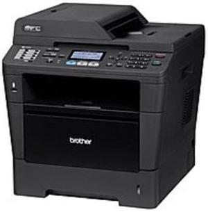 Brother MFC Series MFC-8510DN Multifunction Printer - Laser - Monochrome - 1200 x 1200 dpi - 38 ppm - USB 2.0, LAN - AC 120V - 300 Sheets Capacity