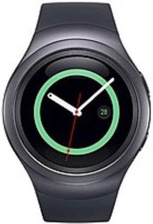Samsung Gear S2 SM-R7200ZKAXAR Smartwatch - 1.2-inch Super AMOLED Display - 4 GB Memory - Dust and Water Resistant - Wi-Fi - Dark Grey
