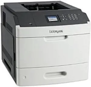 Lexmark 40G0100 MS810N Monochrome Workgroup Printer - Laser - 55 ppm - 1200 dpi - USB, LAN
