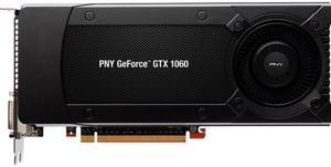 PNY GeForce GTX 1060 Graphic Card - 1.51 GHz Core - 1.71 GHz Boost Clock - 6 GB GDDR5 - Dual Slot Space Required - 192 bit Bus Width - Fan Cooler - DirectX 12, OpenGL 4.5 - 3 x DisplayPort - 1 x ...