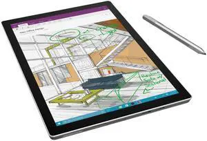 Microsoft Surface Pro 4 Tablet PC - 12.3" - PixelSense - Wireless LAN - Intel Core i5 i5-6300U Dual-core (2 Core) 2.40 GHz - Silver - 4 GB RAM - 128 GB SSD - Windows 10 Pro - Slate - 2736 x 1824 ...