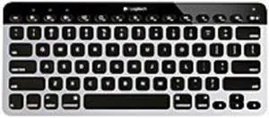 Logitech 920-004161 Bluetooth Easy-Switch Keyboard for Mac - Silver, Black