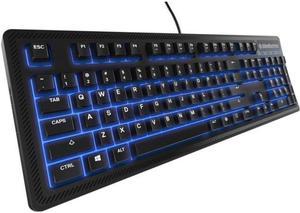 Refurbished SteelSeries APEX 100 64435 Tactile  Silent Keyboard