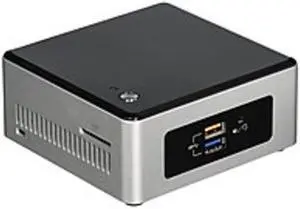 Intel NUC5CPYH Desktop Computer - Intel Celeron N3050 1.60 GHz DDR3L SDRAM - Mini PC - Silver, Black - Intel HD Graphics Graphics - Wireless LAN - Bluetooth - HDMI - 6 x Total USB Port(s) - ...