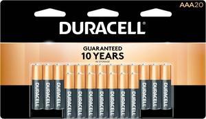 DURACELL CopperTop MN2400 1.5V AAA Alkaline Battery, 1 x 20-pack