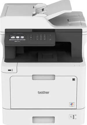 Brother Business Color Laser All-in-One MFC-L8610CDW - Duplex Printing - Wireless Networking - Copier/Fax/Printer/Scanner - 33 ppm Mono/33 ppm Color Print - 3.7" LCD Touchscreen - Gigabit Ethernet ...