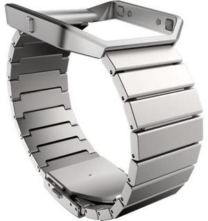 Fitbit Sleep/Activity Monitor Wristband - Steel - Stainless Steel