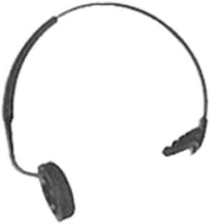 Plantronics 66735-01 Uniband Headband with Ear Cushion for CS50