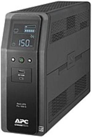 APC by Schneider Electric Back-UPS Pro BR1500MS 1.5KVA Tower UPS - Tower - 16 Hour Recharge - 120 V AC Input - 120 V AC Output - 10 x NEMA 5-15R