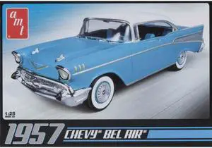 1957 Chevy Bel Air 1/25 Scale Plastic Model Kit AMT